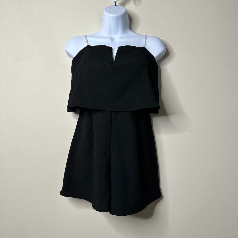 Mystic LA Black Strapless Romper Women's Medium